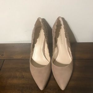 BCBGeneration Tan Heels